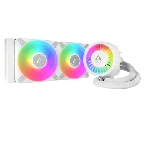 Arctic Liquid Freezer III A-RGB 240mm Liquid CPU Cooler, P12 PWM PST ARGB Fans & ARGB PWM Controlled Pump, White, photo 1 of 1