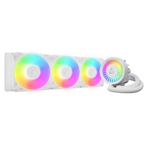 Arctic Liquid Freezer III Pro A-RGB 360mm Liquid CPU Cooler, P12 Pro PWM Fans & PWM Controlled Pump, White, photo 1 of 1