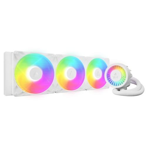 Arctic Liquid Freezer III Pro A-RGB 420mm Liquid CPU Cooler, P14 Pro PWM Fans & PWM Controlled Pump, White, photo 1 of 1