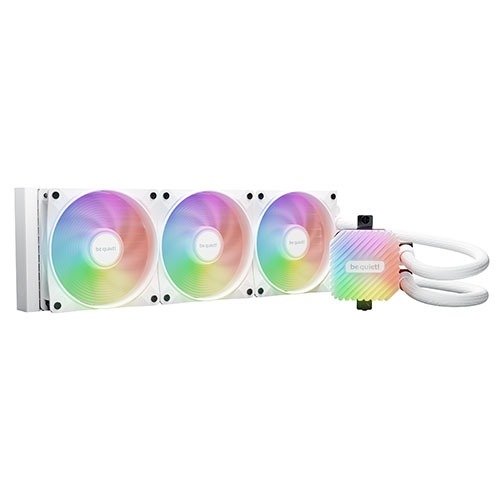 Be Quiet! Light Loop 360mm ARGB Liquid CPU Cooler, 3x Light Wings LX PWM Fans, ARGB Cooling Block, ARGB-PWM-Hub, White, photo 1 of 1