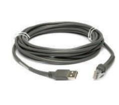ZEBRA 4.57 m USB Data Transfer Cable - Type A USB - Shielding, photo 1 of 1