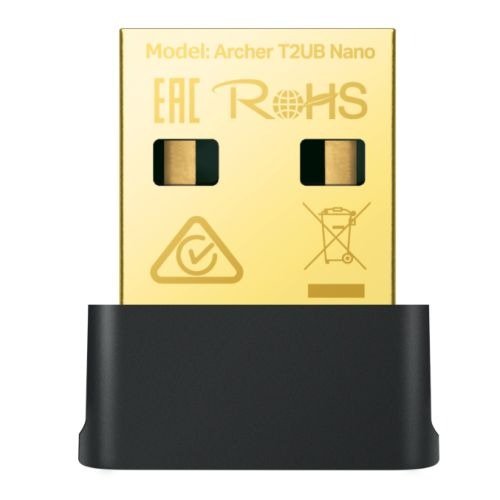 TP-LINK (Archer T2UB Nano) AC600 (433+200) Wireless Dual Band Nano USB Adapter, Bluetooth 4.2, Advanced WPA3 Security, photo 1 of 1