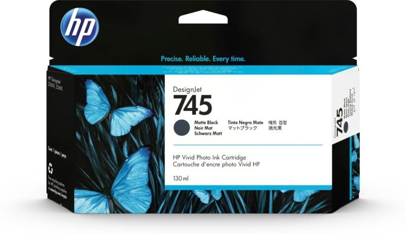 HP 745 - matte black - original - DesignJet - ink cartridge, photo 1 of 1
