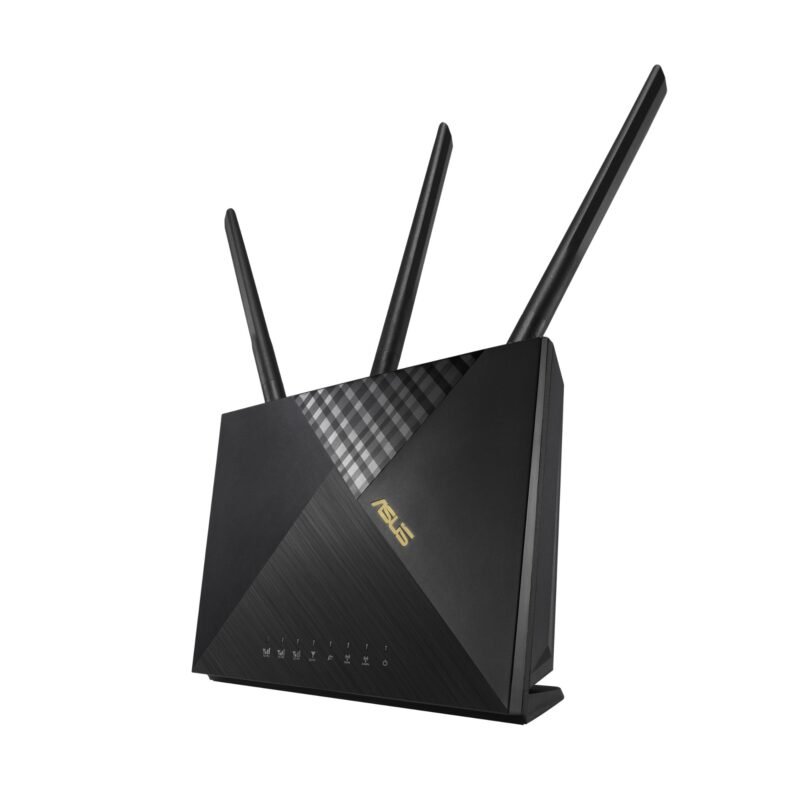ASUS 4G-AX56 - wireless router - WWAN - 802.11a/b/g/n/ac/ax - desktop, photo 1 of 1