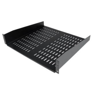 STARTECH.COM 1U Server Rack Shelf, 2U 16in Universal Fixed Vented Network Rack Shelf/Cantilever Tray