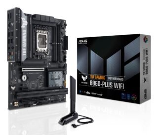 Asus TUF GAMING B860-PLUS WIFI, Intel B860, 1851, ATX, 4 DDR5, HDMI, DP, USB 20Gbps, Wi-Fi 7, 2.5G LAN, RGB, 3x M.2