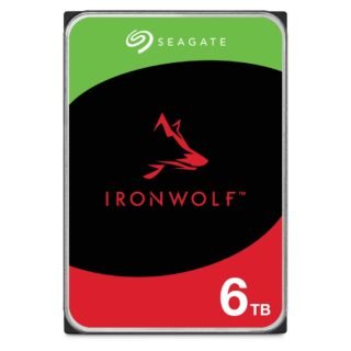 Seagate 3.5", 6TB, SATA3, IronWolf NAS Hard Drive, 5400RPM, 256MB Cache, 8 Drive Bays Supported, OEM