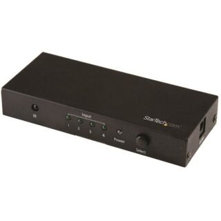 STARTECH.COM HDMI 2.0 Switch - 4 Port - 4K 60Hz - HDMI Automatic Video Switch Box