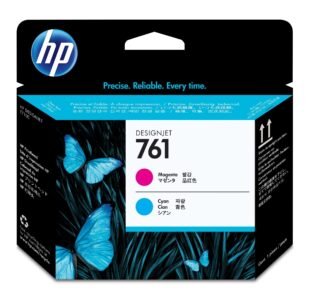 HP 761 magenta/cyaan Designjet printkop