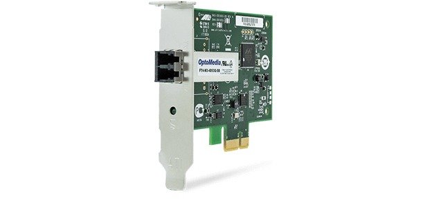 ALLIED TELESIS AT-2914SX/LC Gigabit Ethernet Card - TAA Compliant - PCI Express x1 - Optical Fiber, photo 1 of 1