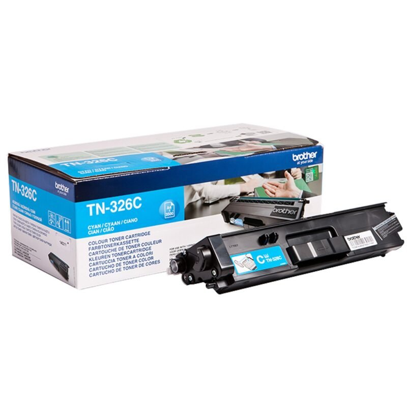 BROTHER TN326C - cyan - original - toner cartridge, photo 1 of 1