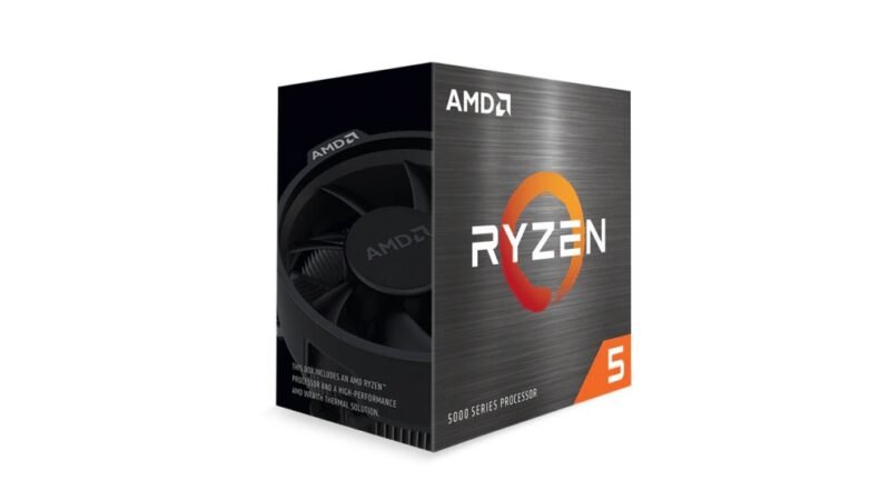 AMD Ryzen 5 5600G CPU with Wraith Stealth Cooler, AM4, 3.9GHz (4.4 Turbo), 6-Core, 65W, 19MB Cache, 7nm, 5th Gen, Radeon Graphics, photo 1 of 1