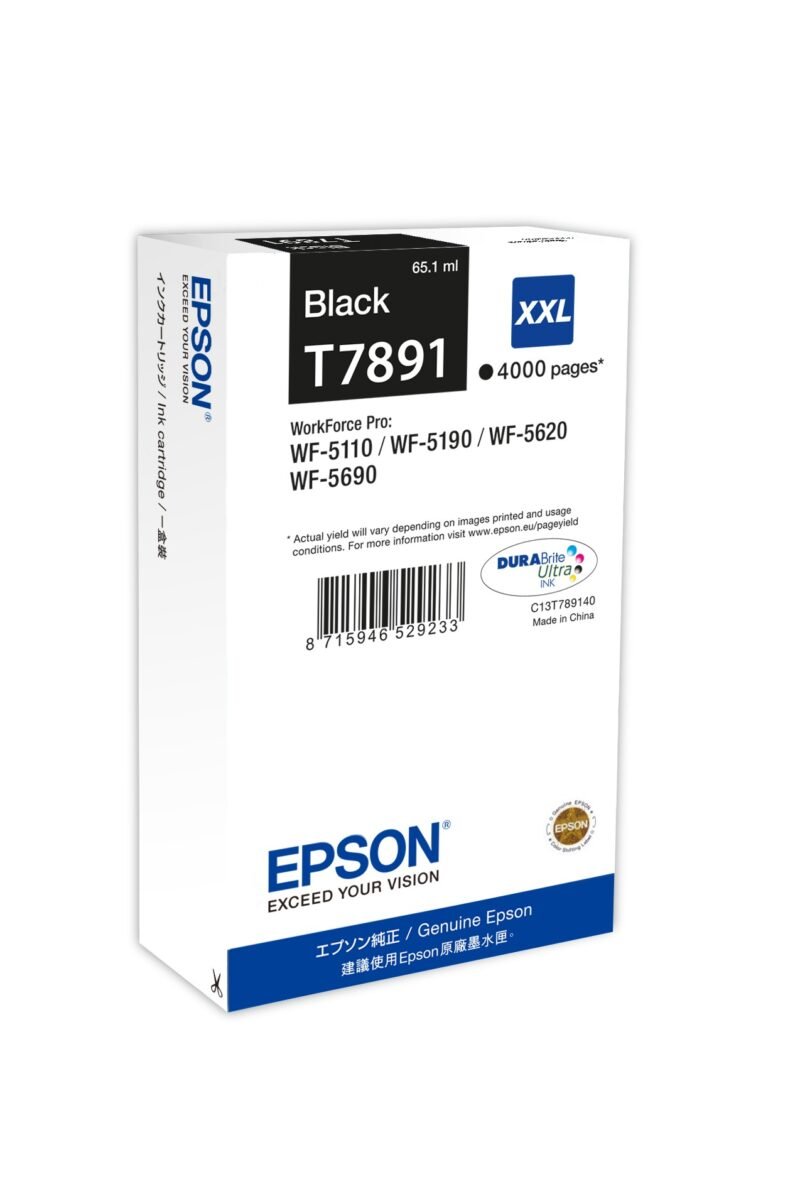 EPSON T7891 - XXL size - black - original - print cartridge, photo 1 of 1