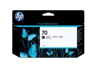 HP 70 matzwarte DesignJet inktcartridge, 130 ml