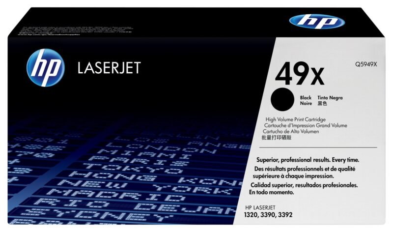 HP 49X - High Yield - black - original - LaserJet - toner cartridge (Q5949X), photo 1 of 1