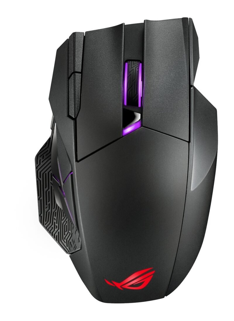 Asus ROG Spatha X Gaming Mouse, Wired/Wireless, 19,000 DPI, 12 Programmable Buttons, RGB LED, photo 1 of 1