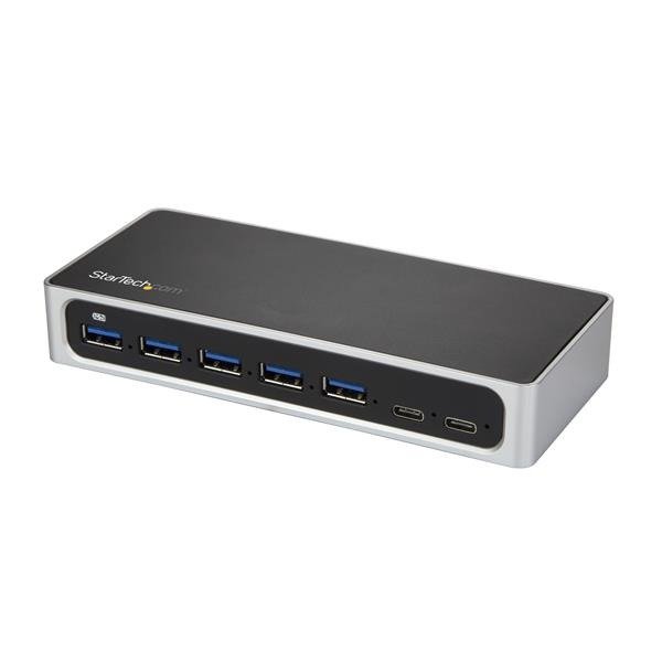 STARTECH.COM 7 Port USB C Hub with Fast Charge Port, USB-C to 5x USB-A 2x USB-C USB 3.0 (USB 3.1/3.2, photo 1 of 1