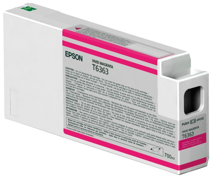 Epson inktpatroon Vivid Magenta T636300 UltraChrome HDR 700 ml, foto 1 van 1