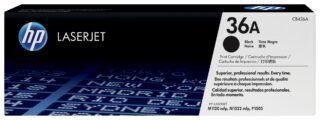 HP 36A - black - original - LaserJet - toner cartridge (CB436A)