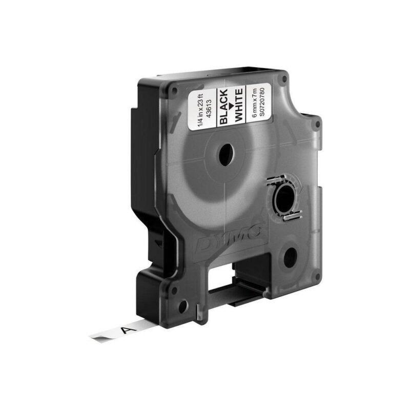 Dymo D1 Standard Black on White 6mm Black o, photo 1 of 1
