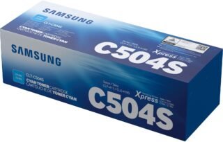 SAMSUNG CLT-C504S - cyan - original - toner cartridge (SU025A)