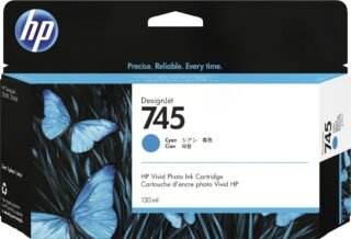 HP 745 - cyan - original - DesignJet - ink cartridge