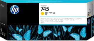 HP 745 - high capacity - yellow - original - DesignJet - ink cartridge
