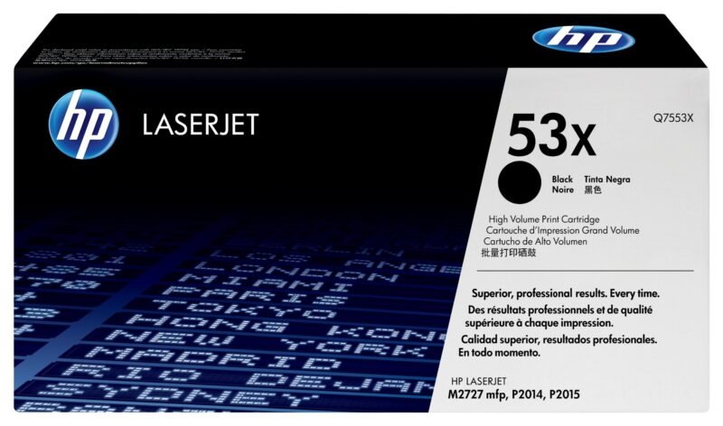 HP 53X originele high-capacity zwarte LaserJet tonercartridge, foto 1 van 1