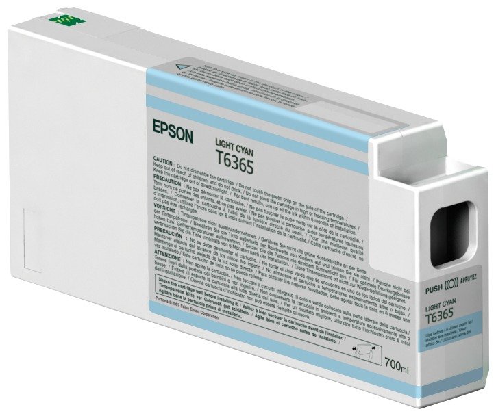 Epson inktpatroon Light Cyan T636500 UltraChrome HDR 700 ml, foto 1 van 1