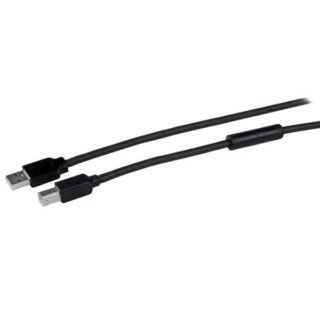 STARTECH.COM 15m / 50 ft Active USB 2.0 A to B Cable - Long 15 m USB Cable