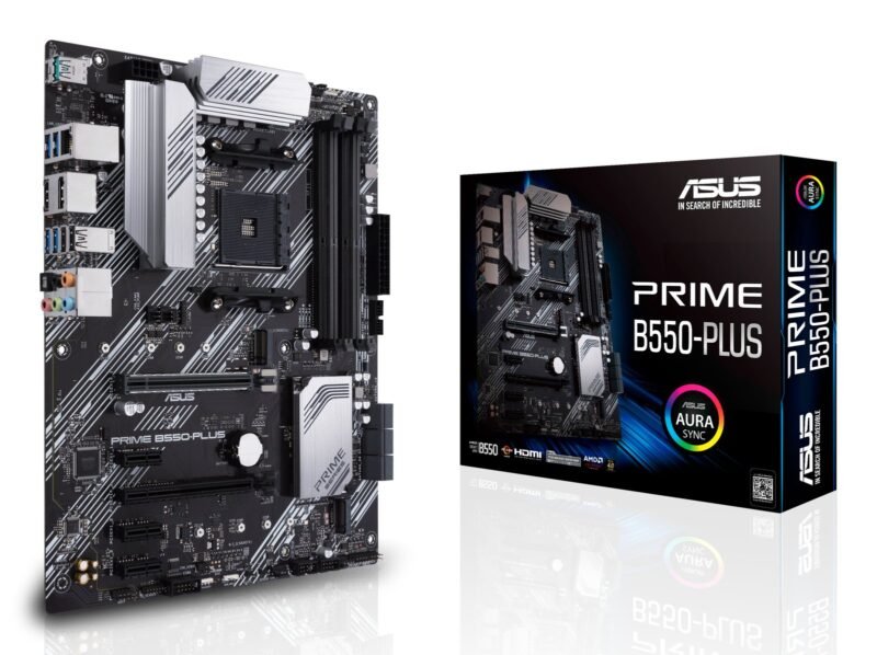 ASUS PRIME B550-PLUS AMD B550 Socket AM4 ATX, photo 1 of 8