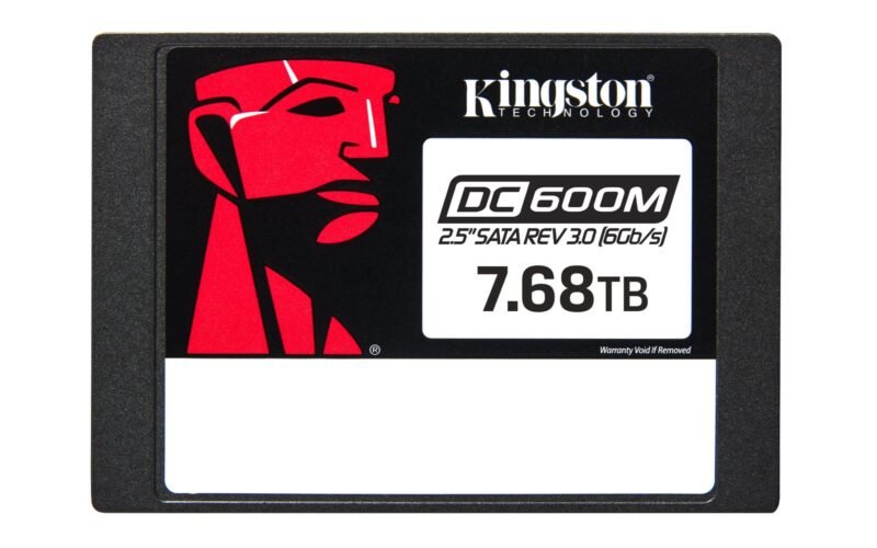 Kingston Technology 7680G DC600M (Mixed-Use) 2.5” Enterprise SATA SSD, photo 1 of 9
