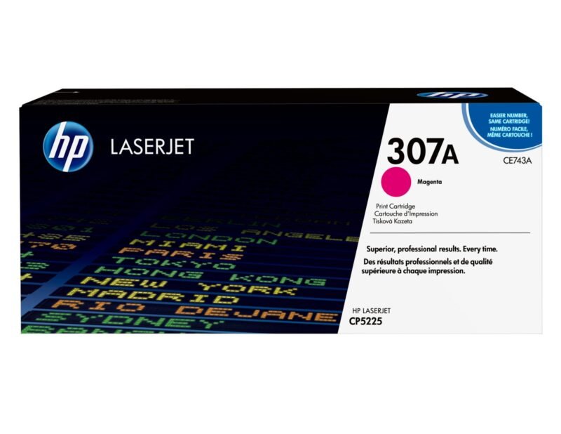 HP 307A Magenta Original LaserJet Toner Cartridge, photo 1 of 8
