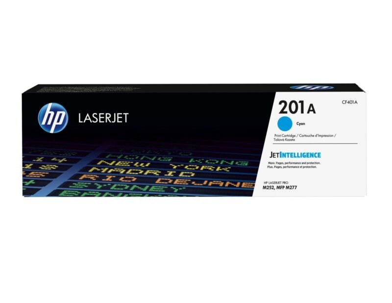 HP 201A originele cyaan LaserJet tonercartridge, foto 1 van 4