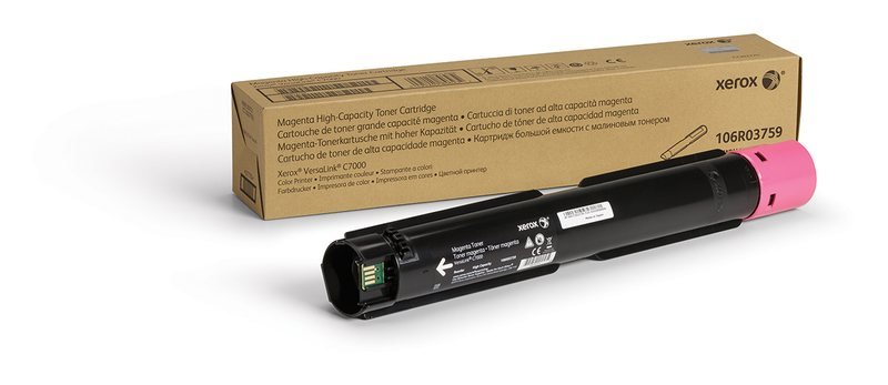 Xerox Genuine ® VersaLink® C7000 Color Printer Magenta High capacity Toner Cartridge (10100 Pages) - 106R03759, photo 1 of 17