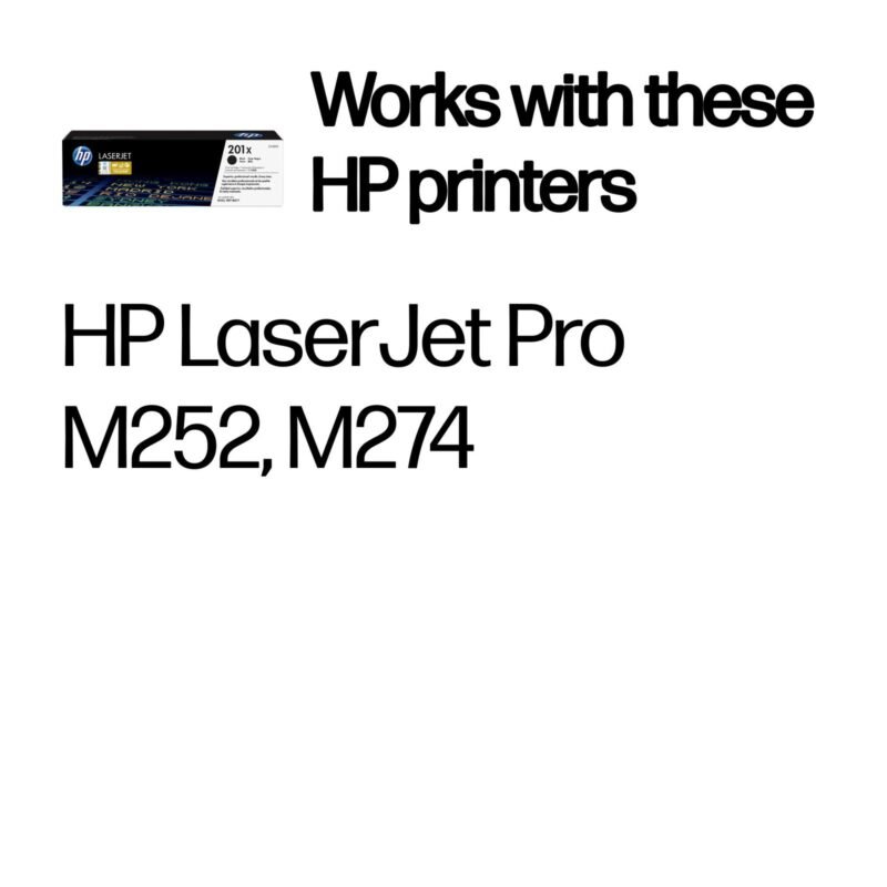 HP 201X High Yield Black Original LaserJet Toner Cartridge, photo 1 of 2