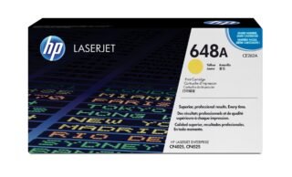 HP 648A - yellow - original - LaserJet - toner cartridge (CE262A)