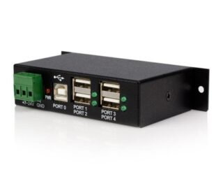 STARTECH.COM 4-Port Industrial USB 2.0 Hub with ESD Protection - Mountable