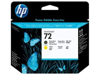 HP 72 - yellow, matte black - printhead
