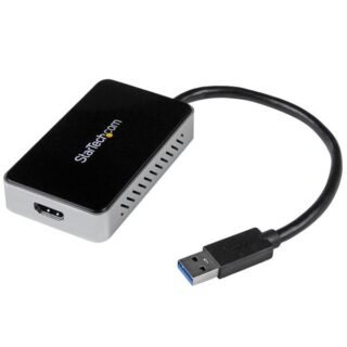 STARTECH.COM USB 3.0 to HDMI & DVI Adapter with 1x USB Port