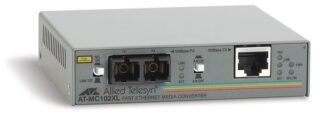 ALLIED TELESIS AT-MC102XL Transceiver/Media Converter - 2 Port(s) - 1 x Network (RJ-45) - 1 x SC