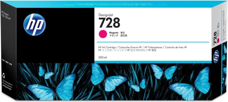 HP 728 Original Ink Cartridge - Magenta - Inkjet - Standard Yield, photo 1 of 1
