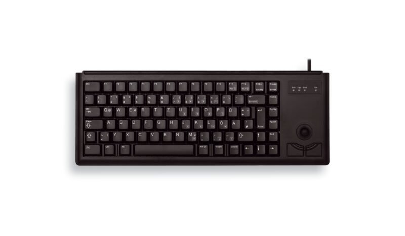 CHERRY Compact-Keyboard G84-4400 - keyboard - UK - black, photo 1 of 1