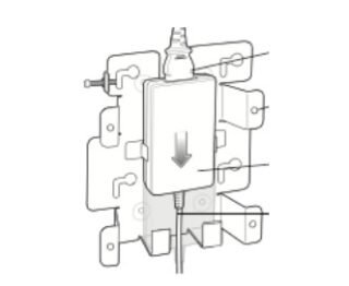 ZEBRA TECHNOLOGIES Mounting Bracket for Kiosk, Power Supply