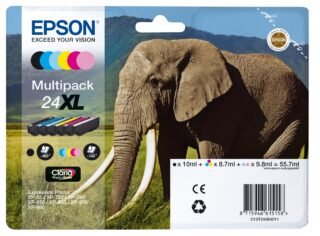 Epson Elephant 24XL Olifant Claria Photo HD multipack zeskleureninkt