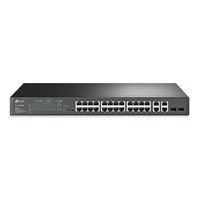 TP-Link TL-SL2428P 24-Port Metal 10/100Mbps + 4-Port Gigabit Smart Switch with 24-Port PoE+ (250W)