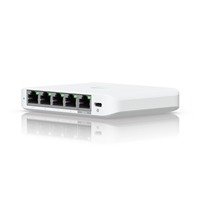Ubiquiti USW-FLEX-2.5G-5 UniFi Flex 2.5G Ultra Compact 5 Port POE/USB-C Powered Managed Switch