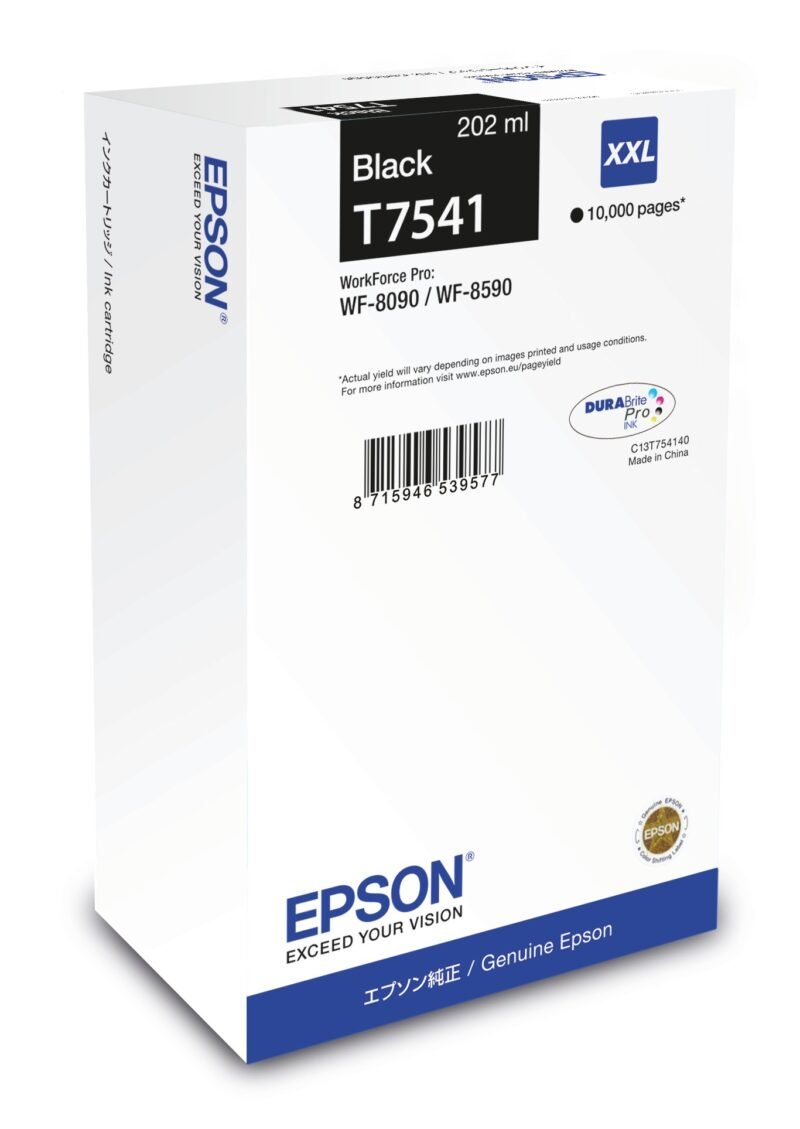 Epson WF-8090 / WF-8590 Ink Cartridge XXL Black, foto 1 van 1