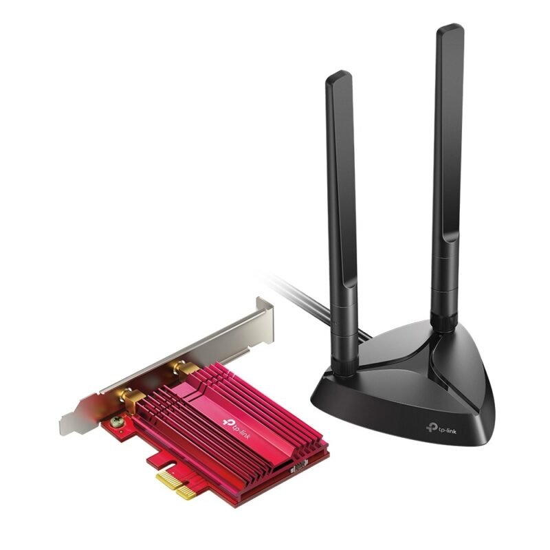 TP-LINK (Archer TX3000E) AX3000 (574+2402) Wireless Dual Band PCI Express Wi-Fi 6 Adapter, Bluetooth 5.0,  WPA3, Magnetized Base, photo 1 of 1