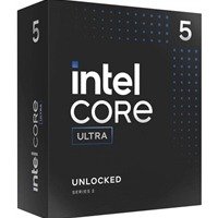 Intel Core Ultra 5 245K 14 Core Processor, 14 Threads, 3.6GHz up to 5.2GHz, LGA 1851 Arrow Lake Processor, 24MB Cache,125w, 159w Maximum Turbo Power,  Arc Xe2 Graphics 64EU, No Cooler
